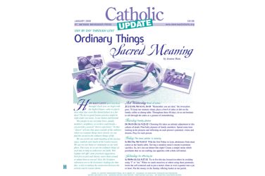 Ordinary Things Sacred Meaning