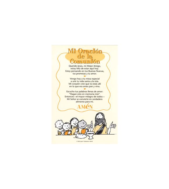 Mi oración de la Comunión