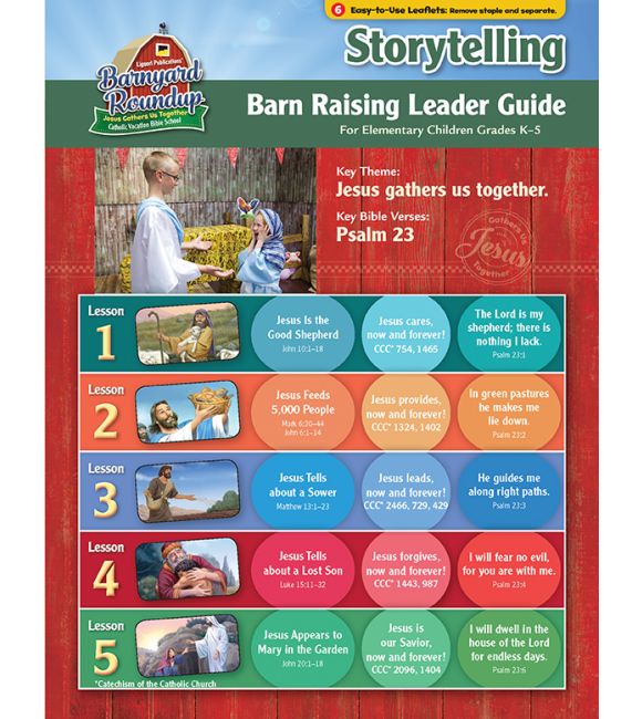 Barnyard Roundup Barn Raising Storytelling Guide (CD) - VBS 2016