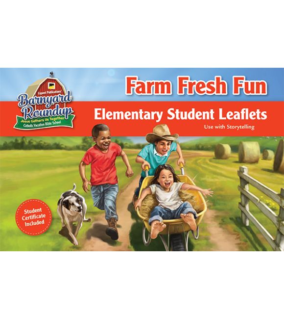 Barnyard Roundup Farm Fresh Fun Elementary Leaflets - VBS 2016