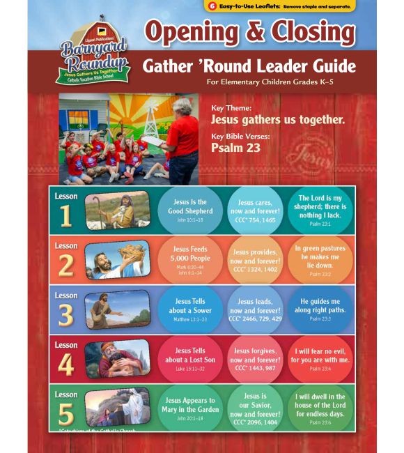 Barnyard Roundup Gather ’Round Opening/Closing Guide (DVD) - VBS 2016
