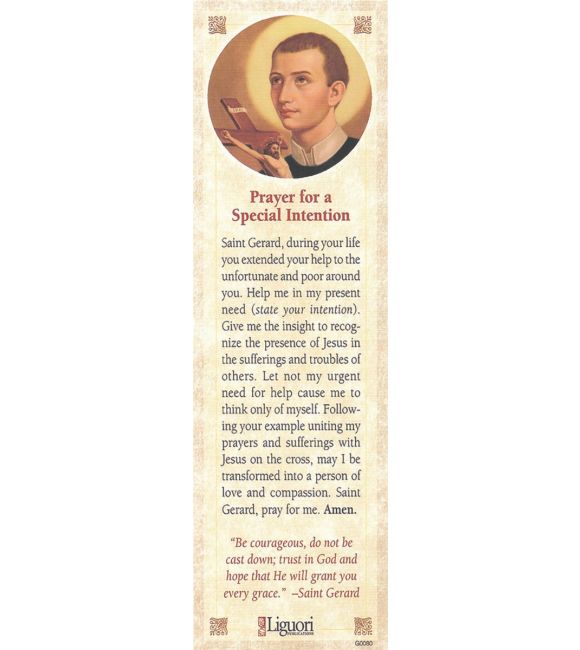 St Gerard Book Mark