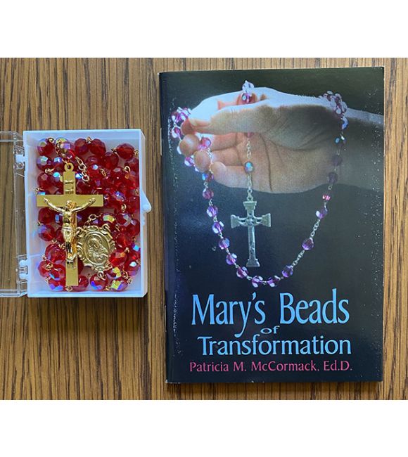 Each rosary purchase includes the pamphlet Mary's Beads of Transformation