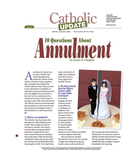 Questions and Answers About Annulment