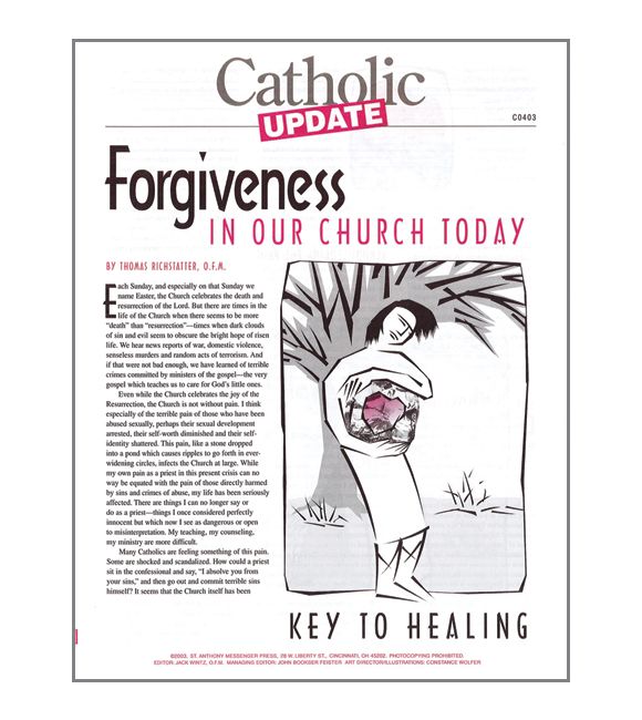 Forgiveness in Our Church Today 