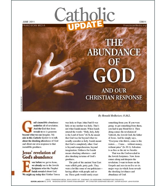 The Abundance of God and Our Christian Response