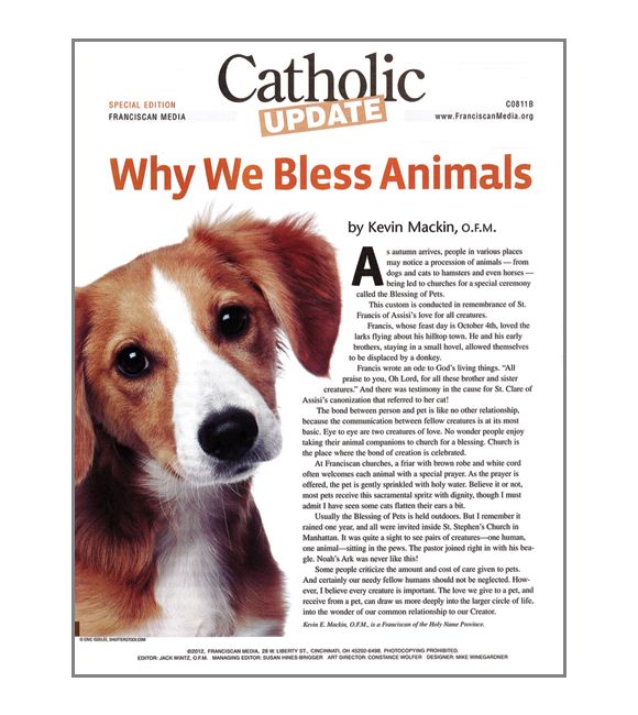 Why We Bless Animals 