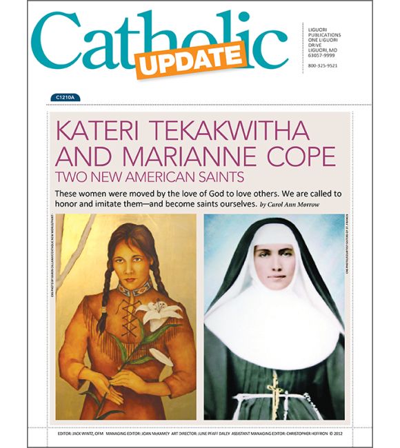 Kateri Tekakwitha and Marianne Cope