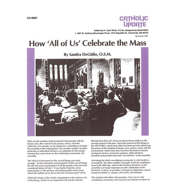 How All of Us Celebrate the Mass