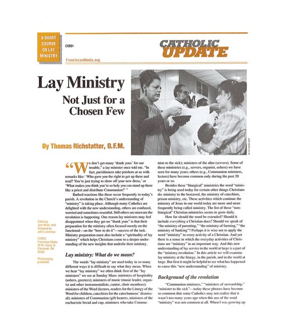 Lay Ministry