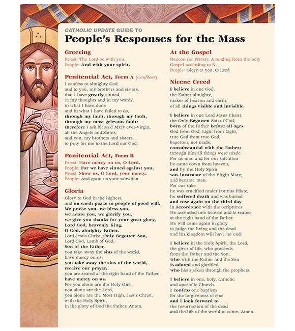 Roman Missal Card (50)