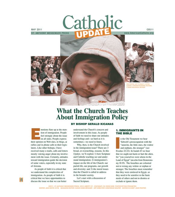 What the Church Teaches About Immigration Policy
