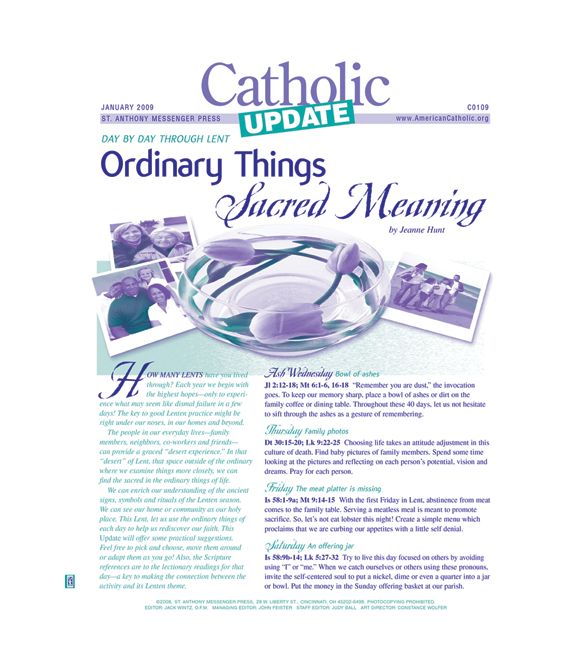 Ordinary Things Sacred Meaning