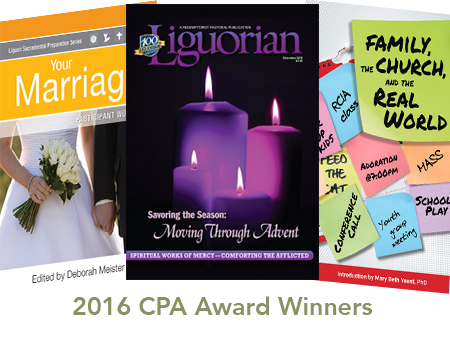 Four Liguori Books Named Finalists for Catholic Publishers' 2016 Excellence Awards